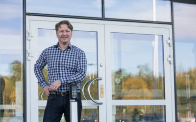 Högsta säkerhet vid Elektroskandias nya logistikcenter