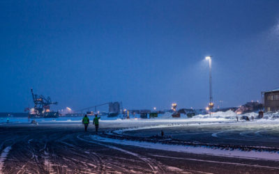 Nytt ljus över hamn i norr