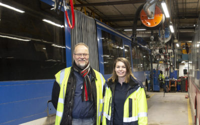 Tryggve gjorde bussdepå ljusare och mer energisnål