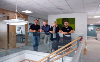 Belysning med Human Centric Lighting ger bra arbetsmiljö på nybyggt kontor