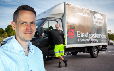 Elektroskandia går nu över till att köra lastbilar i fjärrtrafik på HVO 100, en kemisk kopia av diesel som innebär upp till 90 procents minskade koldioxidutsläpp.