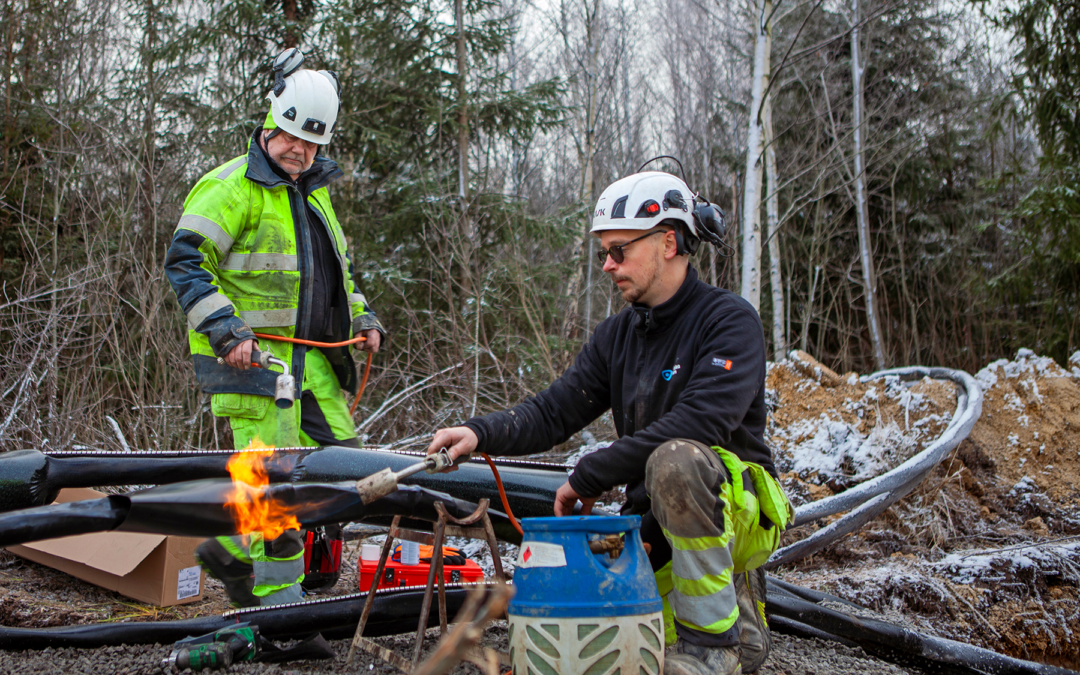 Ny typ av kraftkabel testas av Tekniska verken