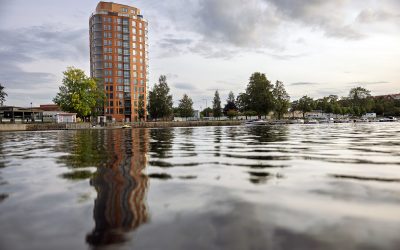 Elmateriel till Gävles högsta byggnad