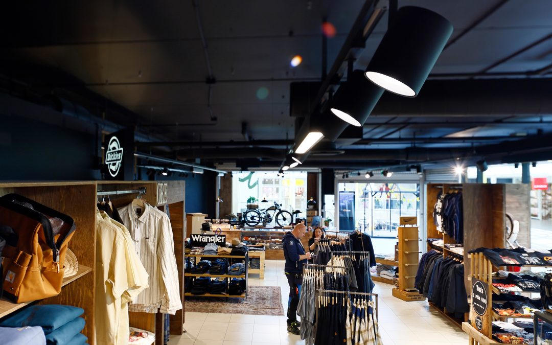 Cardi belysning sätter tonen i butiksmiljö